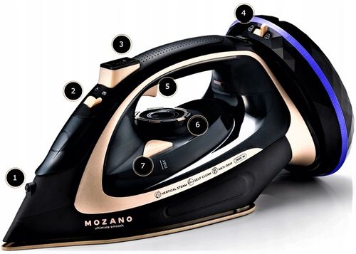 ŻELAZKO BEZPRZEWODOWE PAROWE CERAMICZNE MOC 2600W na Arena.pl