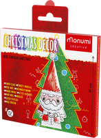 "Święty Mikołaj" Kolorowanka 3D Figurka + Bombka Choinkowa