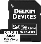 Karta Delkin microSDXC Trail Cam Hyperspeed R100/ szt W75 (V30) 64GB