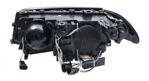 Reflektory przednie do BMW E46 RINGI CCFL chrome na Arena.pl