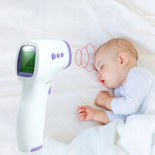 TERMOMETR BEZDOTYKOWY NA PODCZERWIEŃ LCD ELEKTRONICZNY CYFROWY DOKŁADNY na Arena.pl