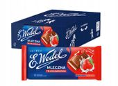 Czekolada Wedel Mleczna Z Nadzieniem Truskawkowym 100 g 20 SZTUK