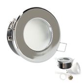 Zestaw oprawa halogenowa LUMO11 chrom + LED GU10 5W neutralna biała PREMIUM