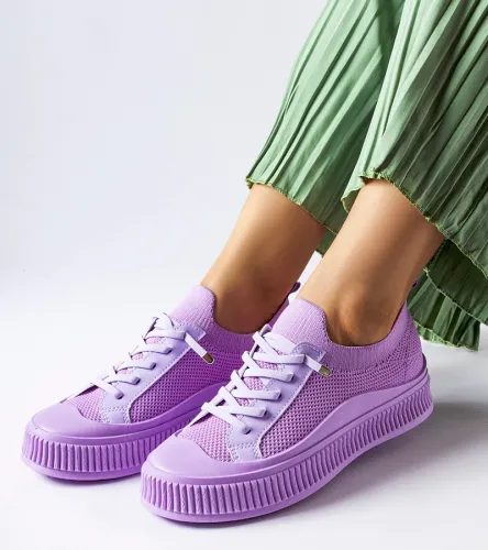 Fioletowe trampki slip on Callimaco 36 na Arena.pl