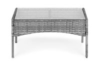 Zestaw mebli ogrodowych technorattan MultiGarden szary 4 el.