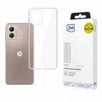 Silikonowe etui na Motorola Moto G53 - 3mk Clear Case