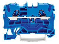 Wago złączka 2-przewodowa przelotowa na niebieski DIN 4mm2 2004-1204 1szt