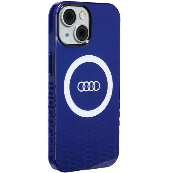 Etui Audi do iPhone 15, iPhone 14, iPhone 13, Niebieski, MagSafe zdjęcie 6
