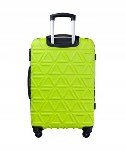 Walizka Średnia Podróżna Na Kółkach Twarda ABS PUCCINI Limonkowa ABS018B 5B na Arena.pl