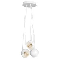 LAMPA wisząca RON MLP585 Milagro metalowa OPRAWA retro ZWIS kopuła kaskada biała