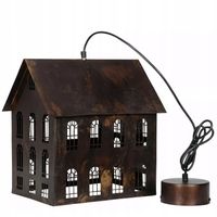 LAMPA SUFITOWA WISZĄCA DOMEK dom loftowa duża 35cm do salonu sypialni