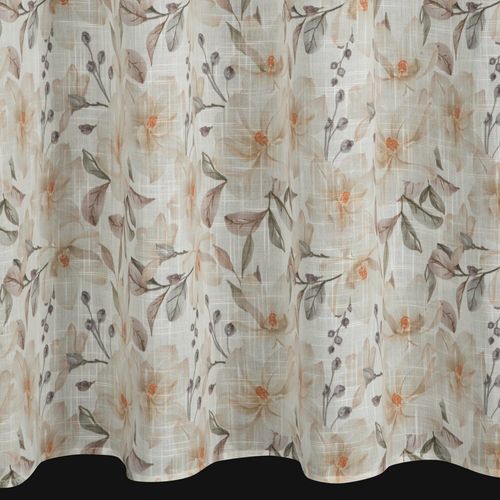 Zasłona gotowa na przelotkach AMARA Eurofirany naturalny na Arena.pl