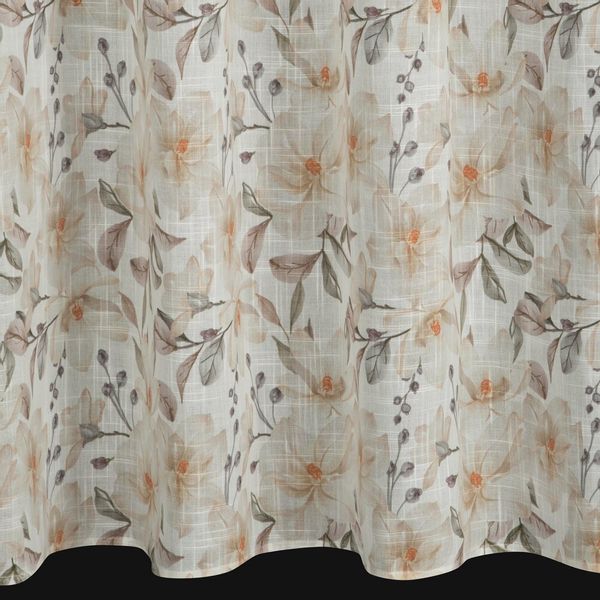 Zasłona gotowa na przelotkach AMARA Eurofirany naturalny zdjęcie 6