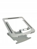 UCHWYT PODSTAWKA POD LAPTOPA ERGONOMICZNA SREBRNA REGULOWANA