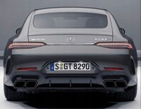 Mercedes AMG GT X290 - Listwa CHROM Klapa Tuning