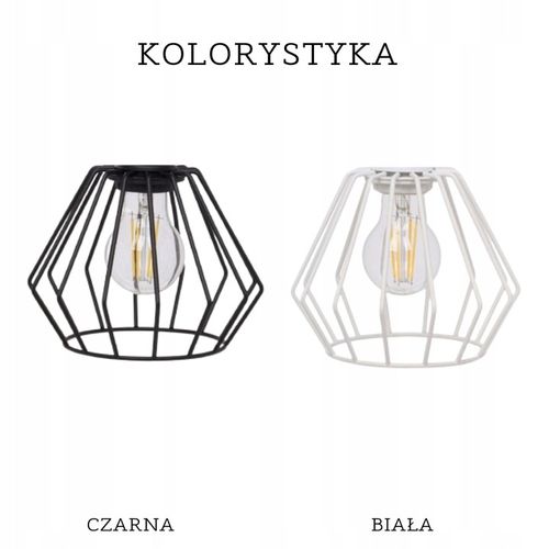 NOWOCZESNA LAMPA SUFITOWA WISZĄCA DIAMENT LOFT na Arena.pl