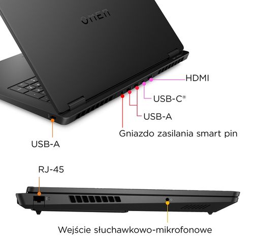 HP OMEN 17 FullHD IPS 144Hz AMD Ryzen 7 8845HS 8-rdzeni 16GB DDR5 512GB SSD NVMe NVIDIA GeForce RTX 4070 8GB na Arena.pl