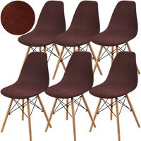 ZESTAW 6 SZT POKROWIEC NA KRZESŁO SKANDYNAWSKIE