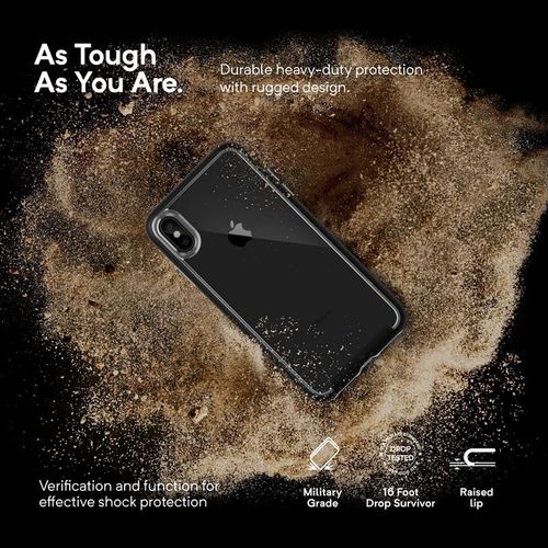 Caseology Skyfall Case - Etui iPhone Xs Max (Black) na Arena.pl