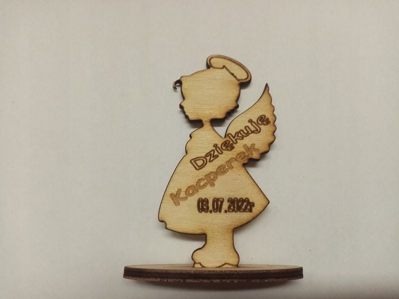 Podziękowanie Chrzest - Chrzciny - Statuetka 10 szt zdjęcie 1