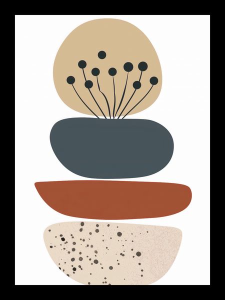 Plakat 13x18cm Organiczna Kompozycja zdjęcie 2