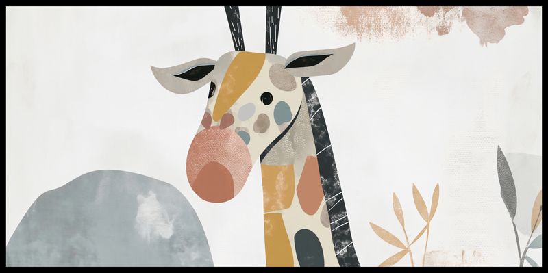 Plakat 91,3x44,5cm Żyrafa Bambino zdjęcie 2