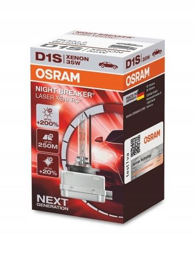 D1S OSRAM NIGHT BREAKER LASER XENARC +220% 2SZT na Arena.pl