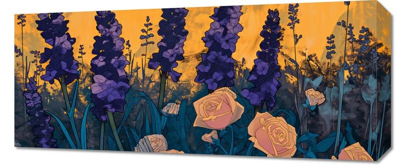 Obraz 70x30cm Złoty Ogród zdjęcie 1