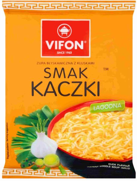 VIFON Nudle Kaczka 70g zdjęcie 1