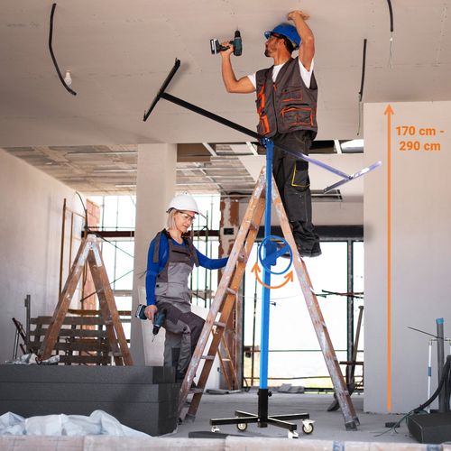 19729 Profesjonalny podnośnik do płyt gipsowych i dachowych udźwig do 75 kg na Arena.pl