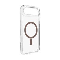 Etui plecki case na iPhone 17 Air TPU PC Lite Mag MagSafe - przezroczyste brązowy pierścień