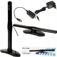 ANTENA TV POKOJOWA WEWNĘTRZNA ZEWNĘTRZNA 4K LTE DVB-T2 AKTYWNA MUX-8 MOCNA