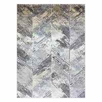 RUG/LU/WELLI/CHEVRON/GOLD+GREY/160x220