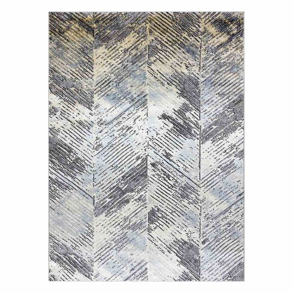 RUG/LU/WELLI/CHEVRON/GOLD+GREY/160x220 zdjęcie 1