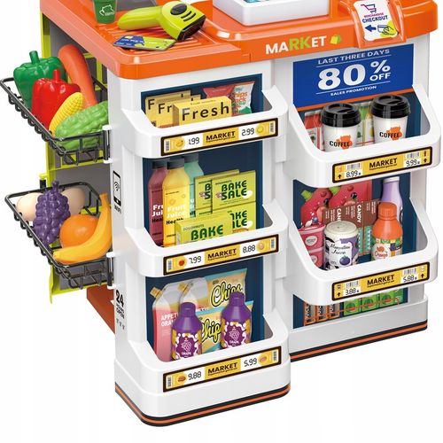 SUPERMARKET SKLEP DLA DZIECI STRAGAN KASA WAGA KOSZYK WÓZEK SMARTFON MATADI na Arena.pl