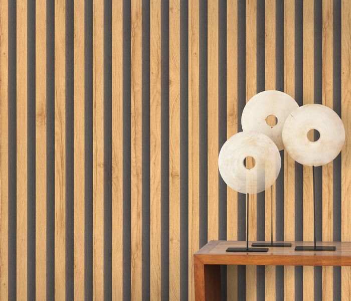 TAPETA DREWNIANE PANELE ŚCIENNE LAMELE WZÓR 3D zdjęcie 4