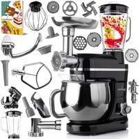 ROBOT KUCHENNY PLANETARNY MIKSER MASZYNKA DO MIĘSA BLENDER 3xSita DUŻA MISA