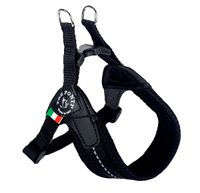 SZELKI małego psa S 40-56cm TRE PONTI Mesh CZARNE Jamnik Szpic York WŁOSKIE