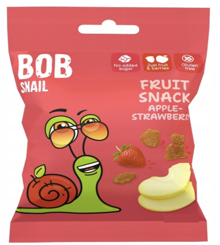 BOB SNAIL owocowe ŻELKI JABŁKO TRUSKAWKA bez cukru 20g na Arena.pl