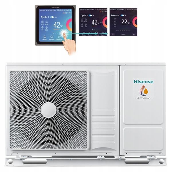 Pompa Ciepła Monoblok 8kW A+++ sterowanie aplikacją Hisense CWU CO zdjęcie 1