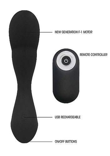 no. 79 - rechargeable p-spot stimulator - black na Arena.pl