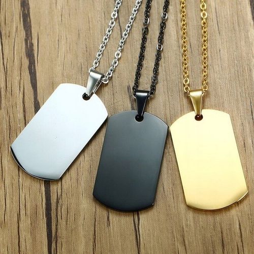 Zawieszka Nieśmiertelnik z Krzyżem Modlitwa Stal na Arena.pl