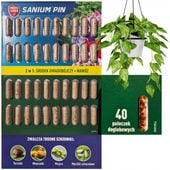 SANIUM PIN 2w1 Pałeczki Owadobójcze + Nawozowe na Ziemiórki Tarczniki
