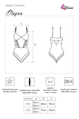 Body Magrin Perlees Collection rozmiar - S/M na Arena.pl