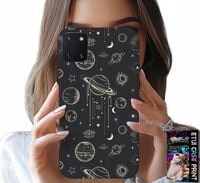 ETUI DO SAMSUNG GALAXY A81 - KOSMOS PLANETY GWIAZDY KSIĘŻYC + SZKŁO