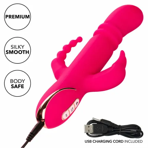 calexotics jack rabbit triple fantasy pink - system podgrzewania, 3 strefy na Arena.pl