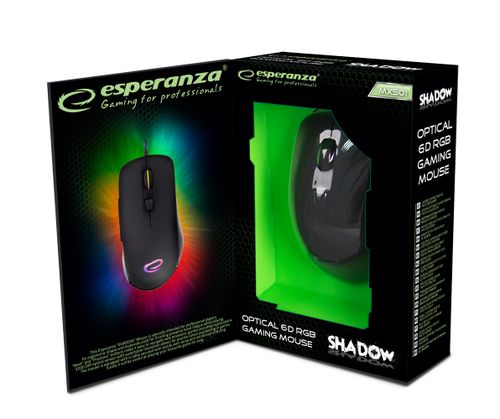 Esperanza Shadow mysz gamingowa RGB na Arena.pl