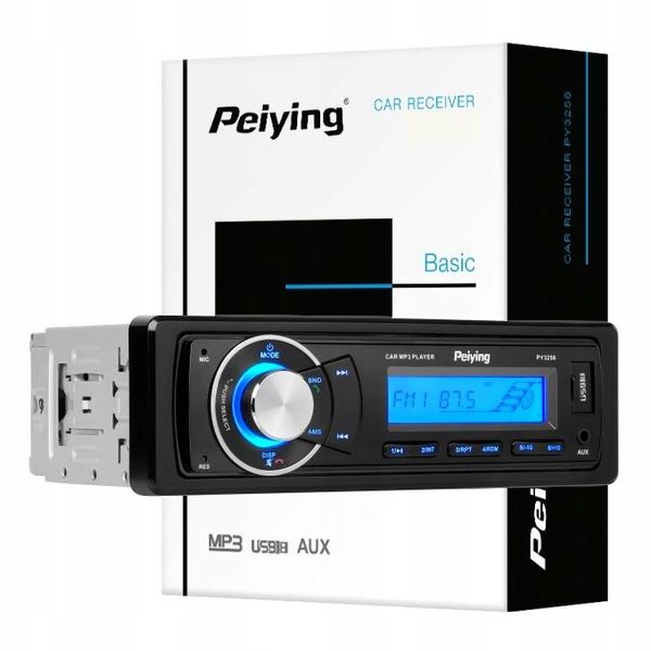 Radio samochodowe Bluetooth USB MP3 AUX Peiying zdjęcie 3
