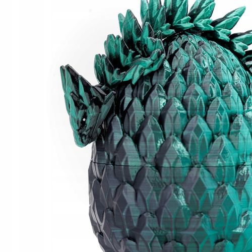 Ruchomy Kryształowy Smok Ze Smoczym Jajem DARKFOREST Rozmiar L na Arena.pl