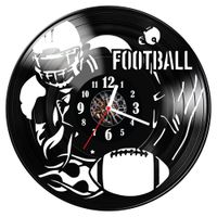 Zegar ścienny z płyty winylowej Football 1385.14